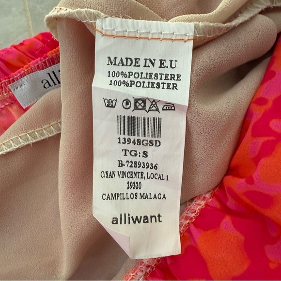 Women’s All I Want Summer Chiffon Multi-Position Neckline Floral Dress Small - Picture 13 of 16